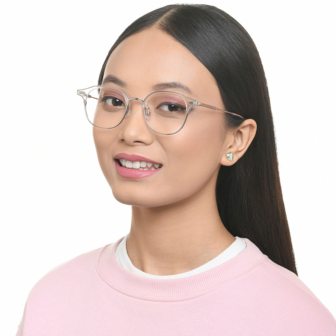 John Jacobs Online Silver Full Rim Round right side