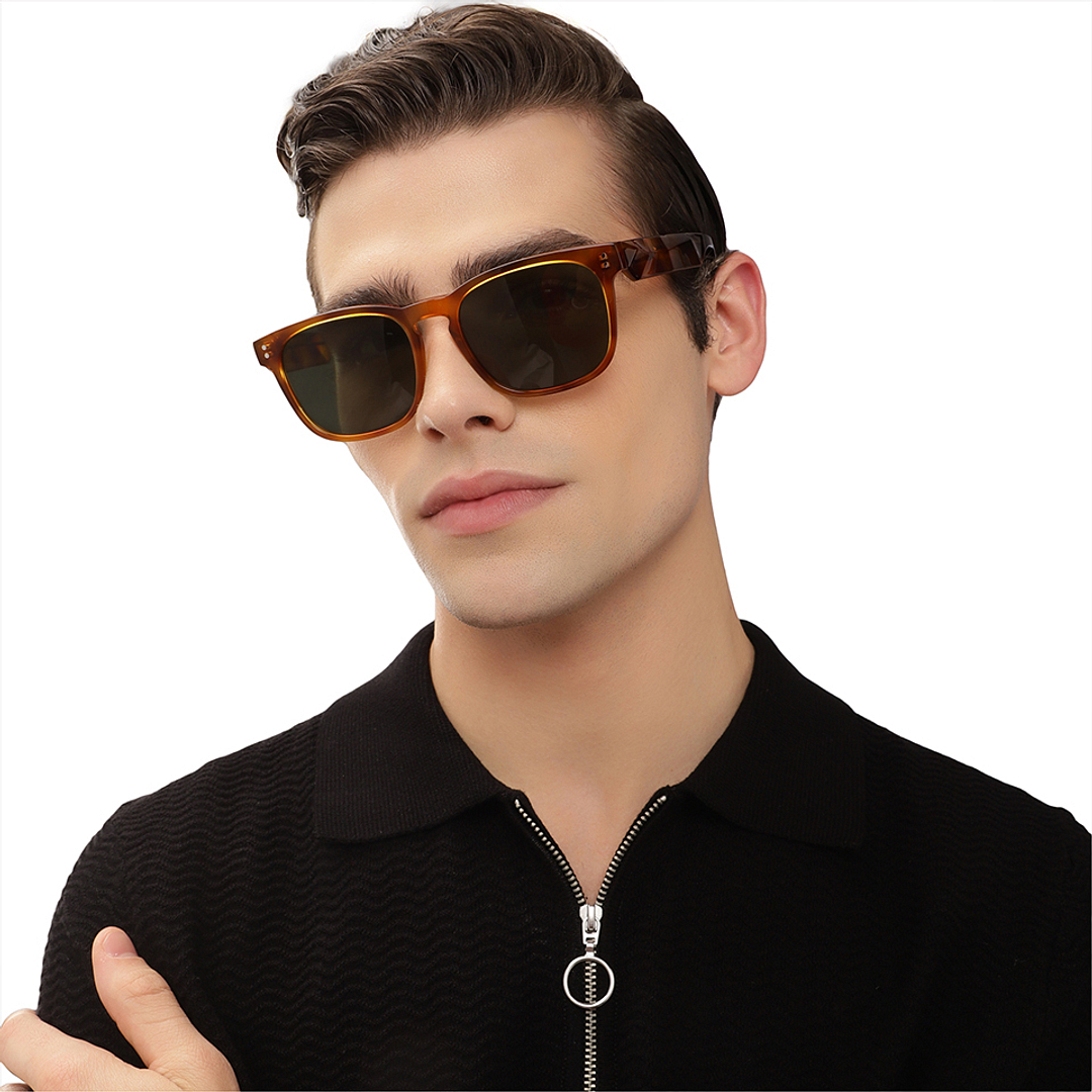 John Jacobs Online Tortoise Full Rim Square left side