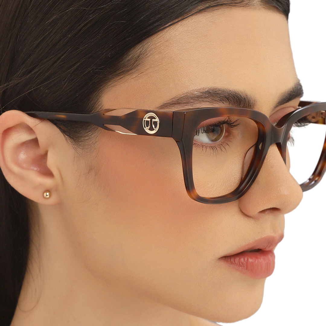 John Jacobs Tortoise Full Rim Square right side