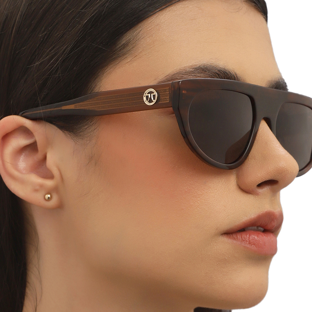 John Jacobs Online Tortoise Full Rim Cat Eye right side