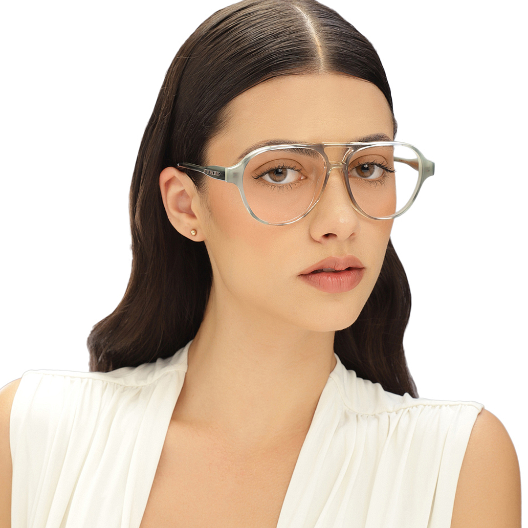 John Jacobs Tortoise Full Rim Aviator left side