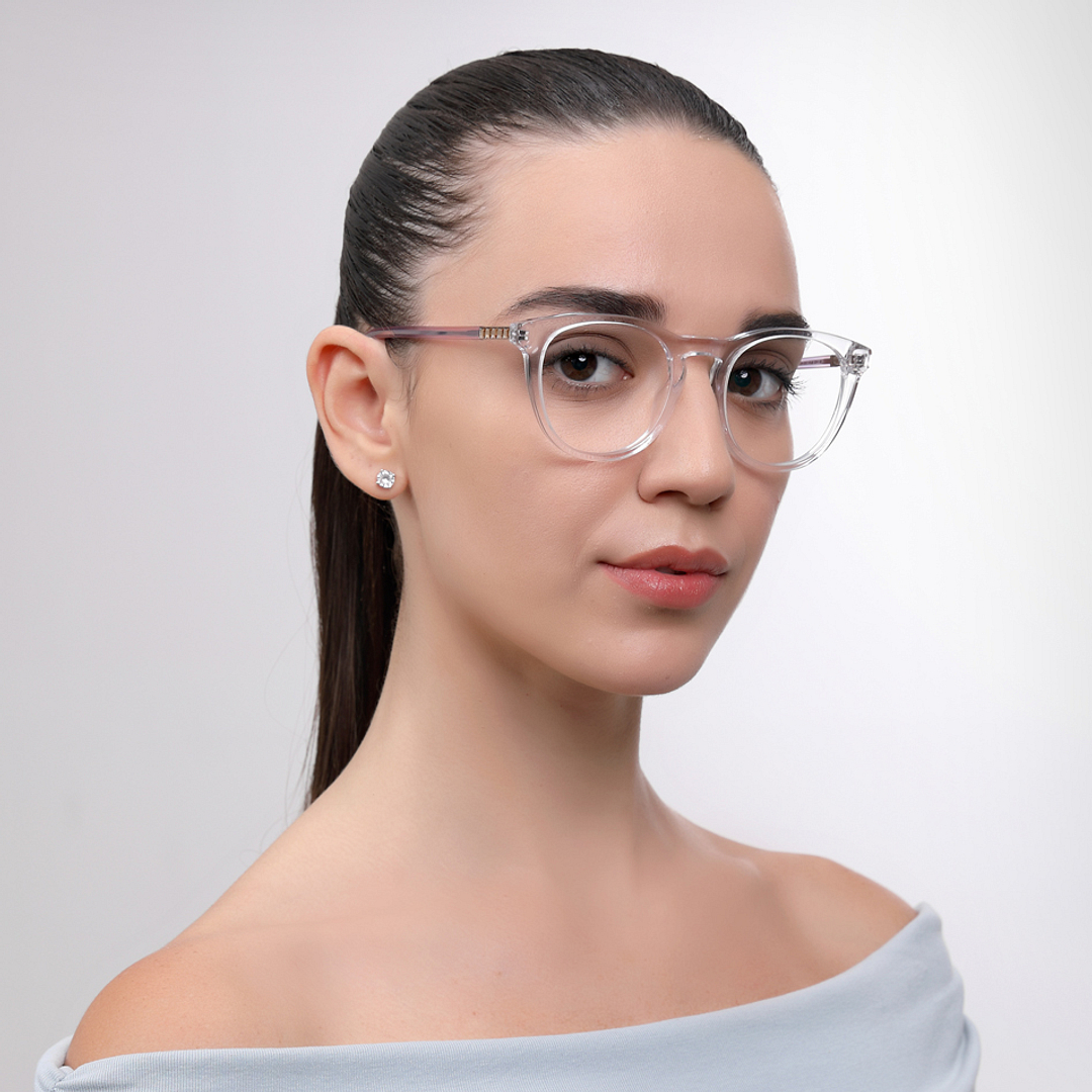 John Jacobs Crystal Full Rim Round right side