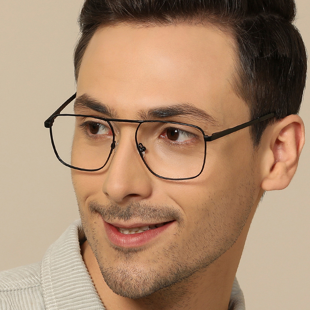 Buy Grey Full Rim Square John Jacobs Supreme Steel JJ E13467 -C1