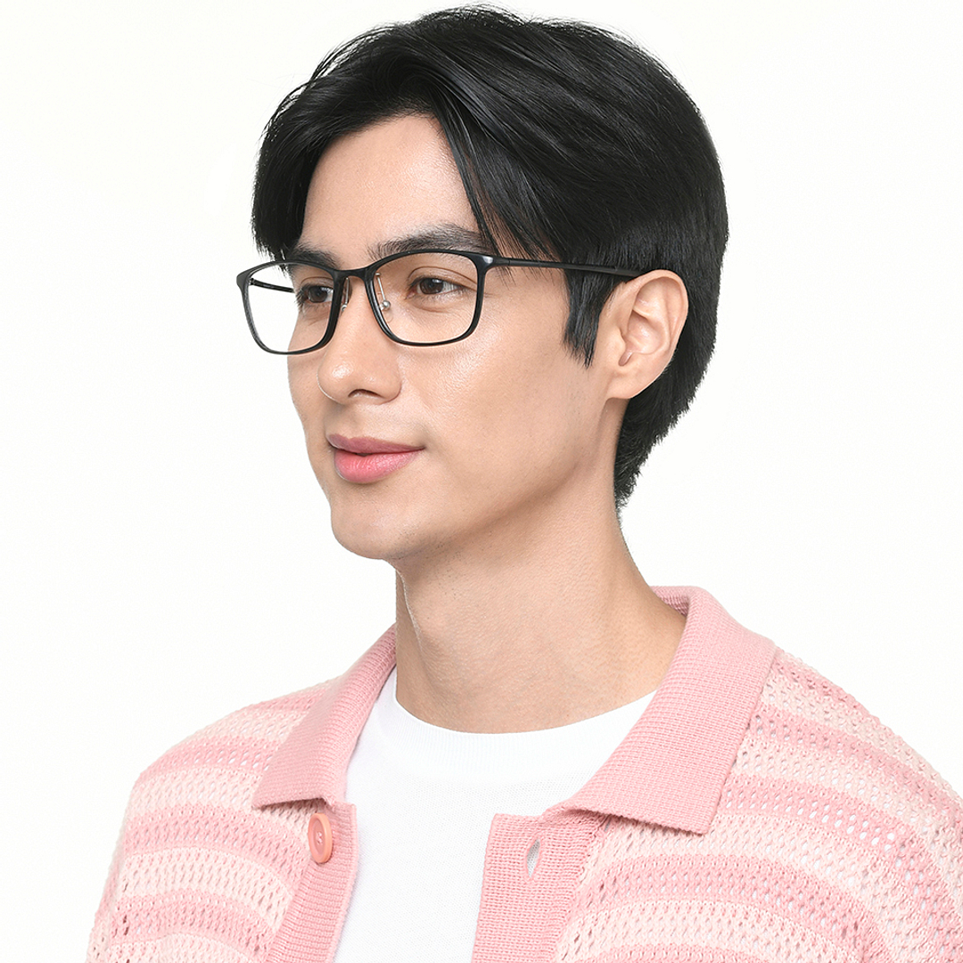 Lenskart Air Online Black Full Rim Square left side