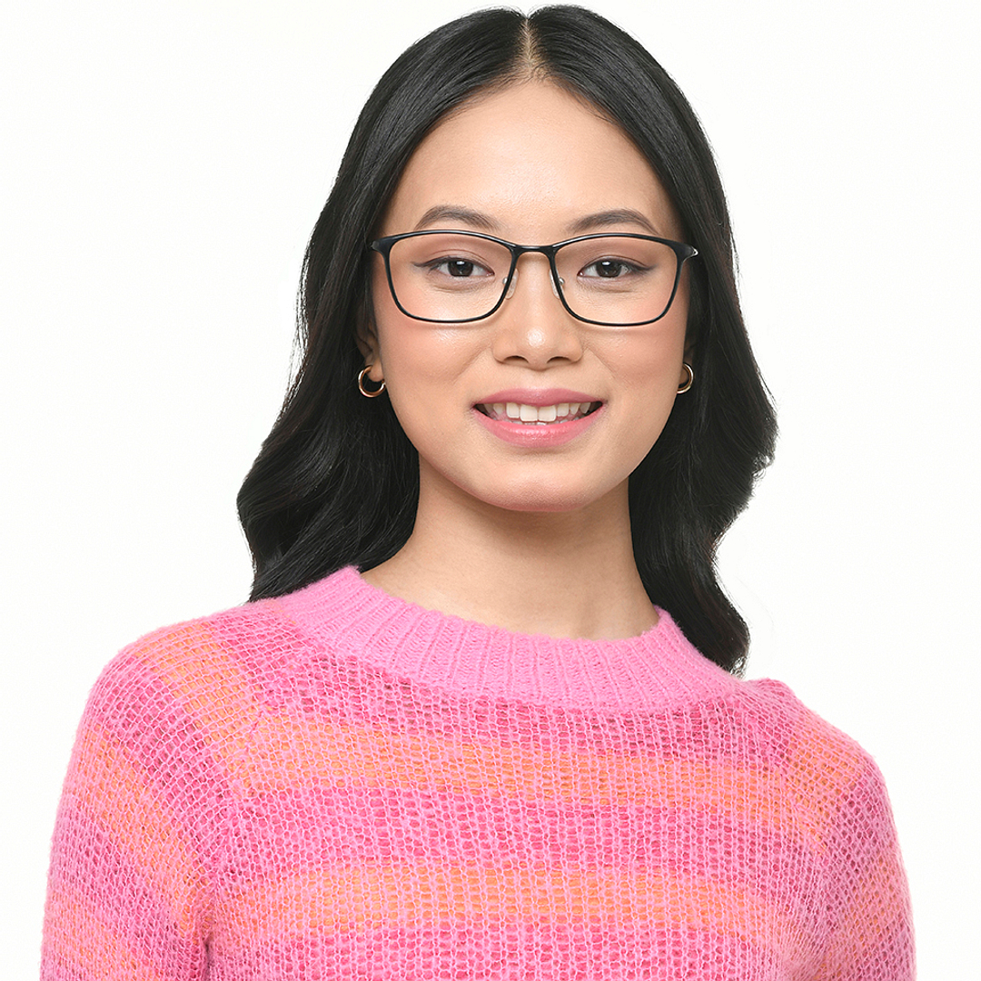 Lenskart Air Online Black Full Rim Square left side