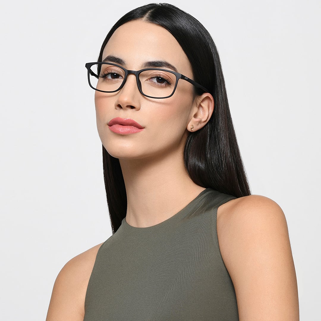 Lenskart Air Black Full Rim Rectangle right side