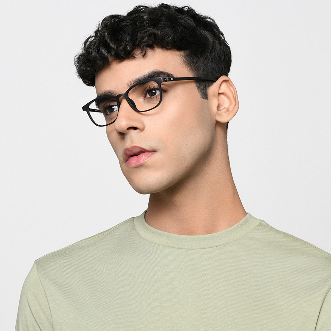 Lenskart Air Online Black Full Rim Rectangle right side