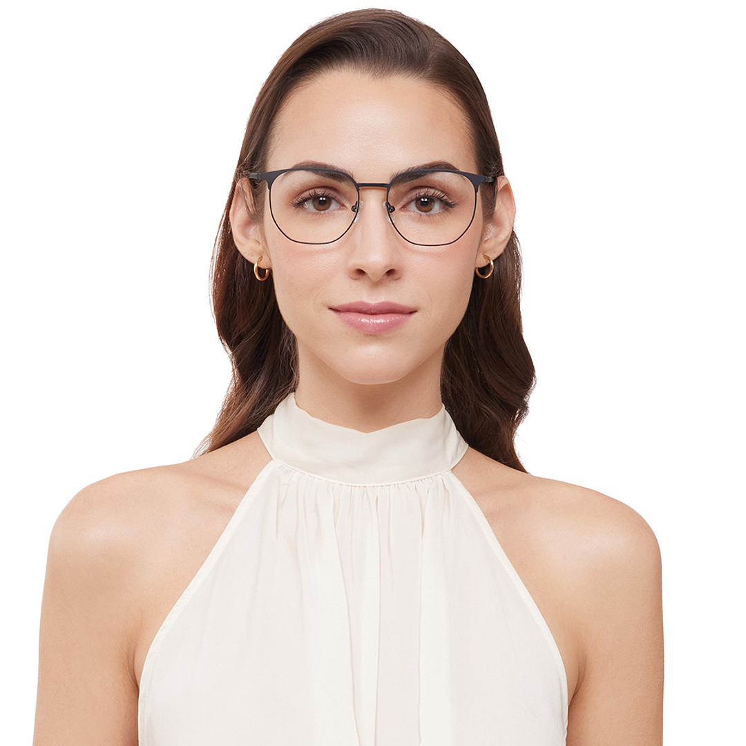 Lenskart Air Online Black Full Rim Square left side