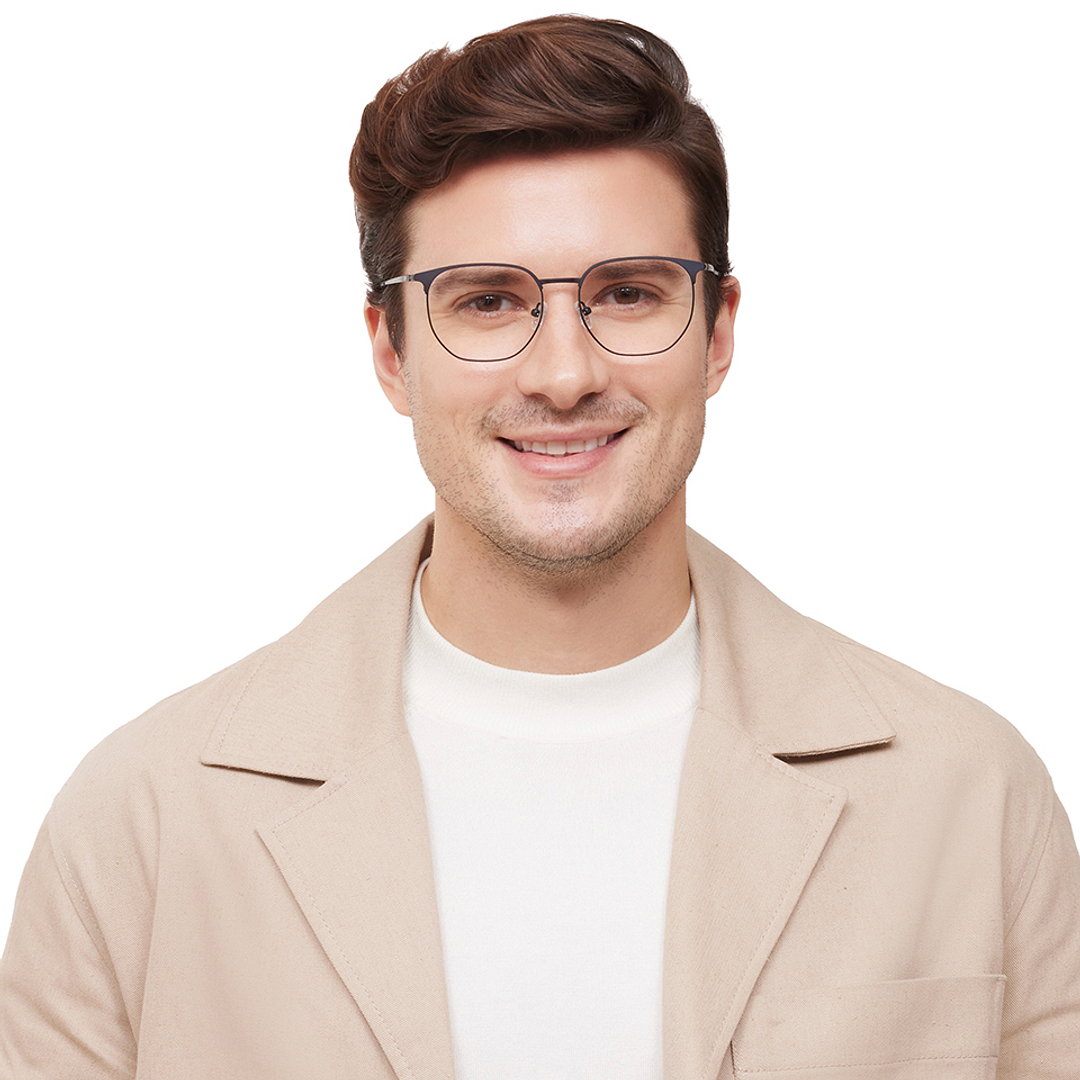 Lenskart Air Online Black Full Rim Square left side
