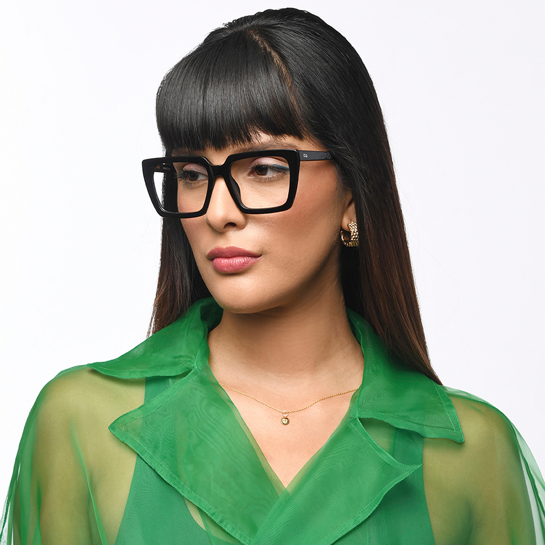 Lenskart STUDIO Black Full Rim Square right side