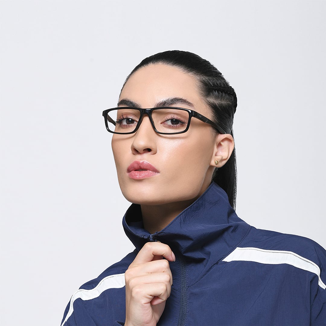 Lenskart Air Online Black Full Rim Rectangle right side