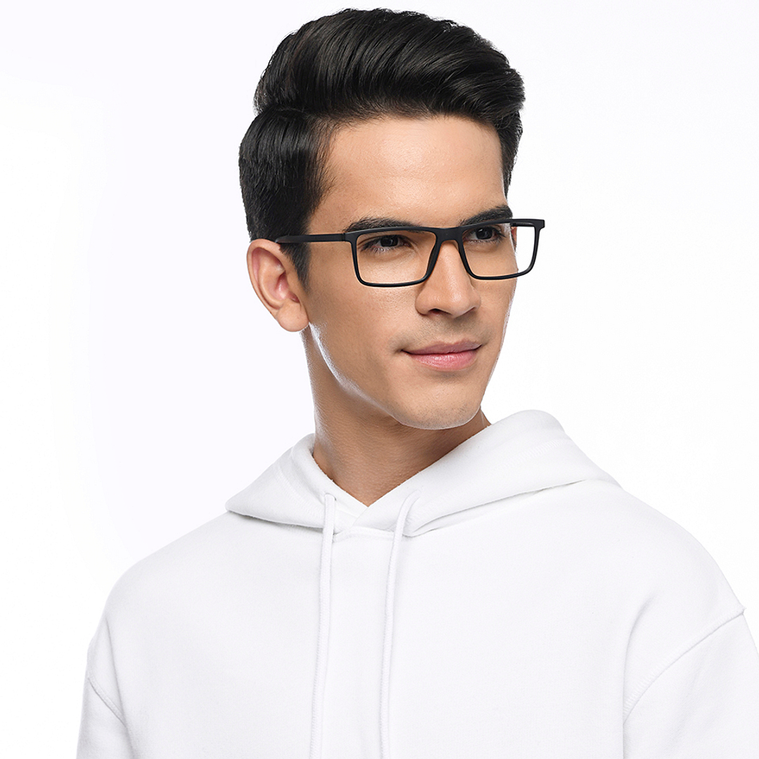 Lenskart Air Online Black Full Rim Rectangle right side