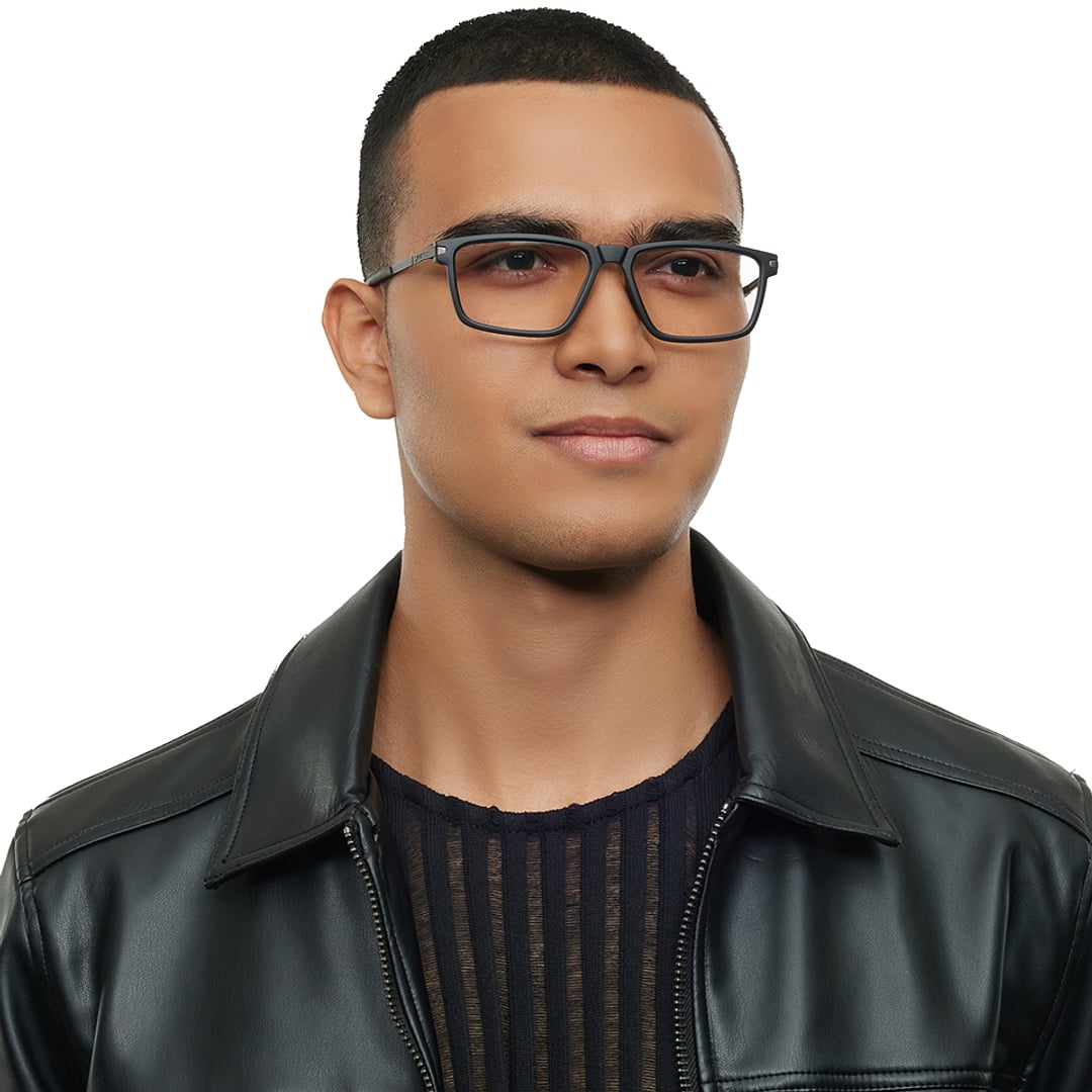 Lenskart STUDIO Black Full Rim Rectangle right side