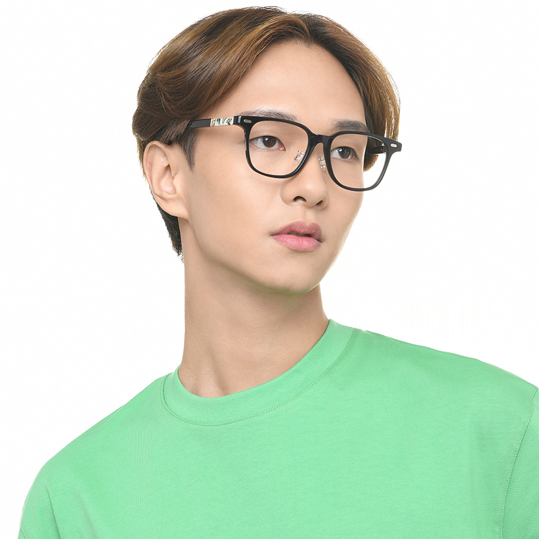 Lenskart Black Full Rim Square left side