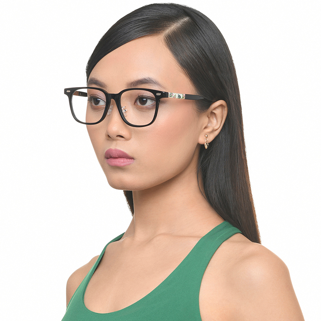 Lenskart Black Full Rim Square left side