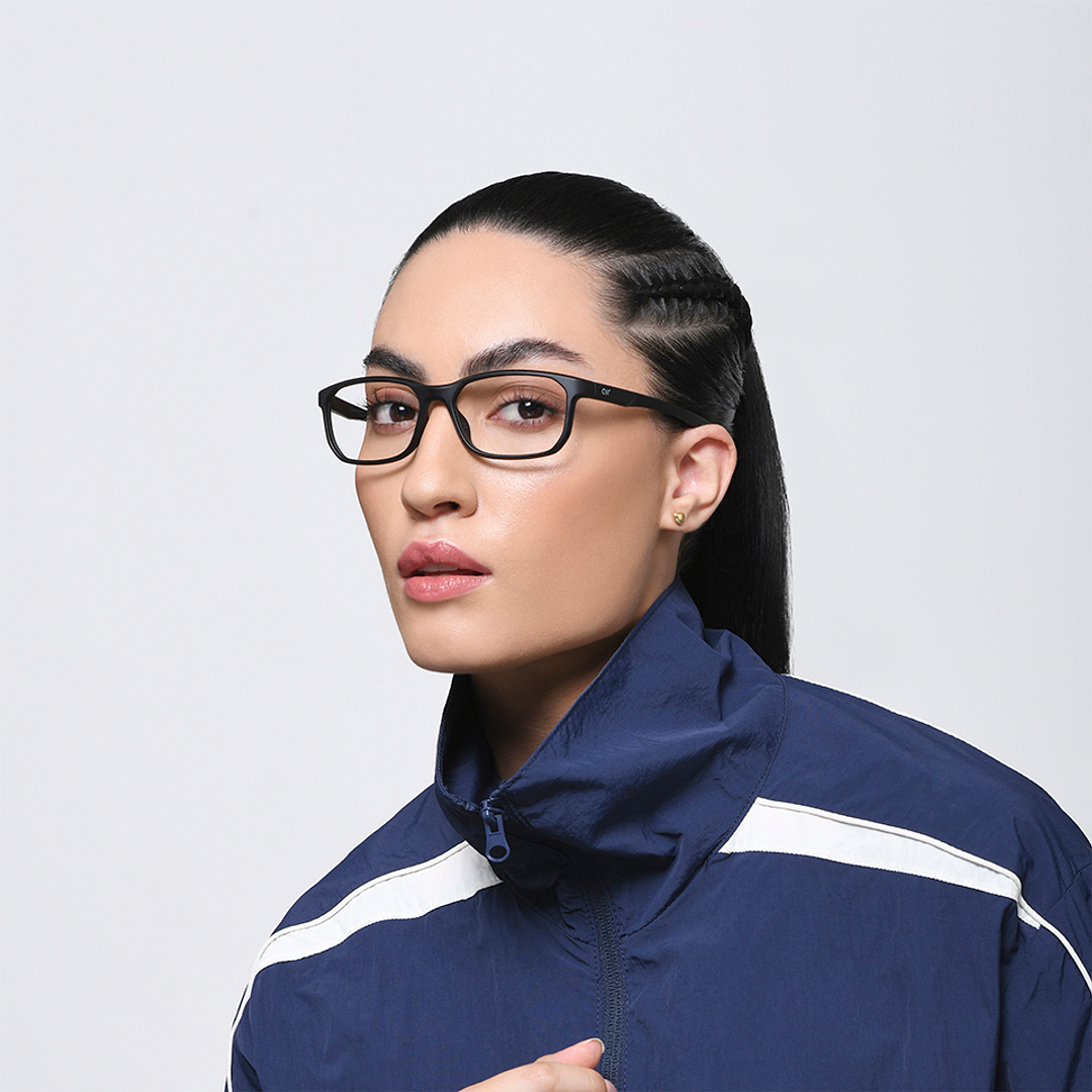 Lenskart Air Online Black Full Rim Rectangle right side