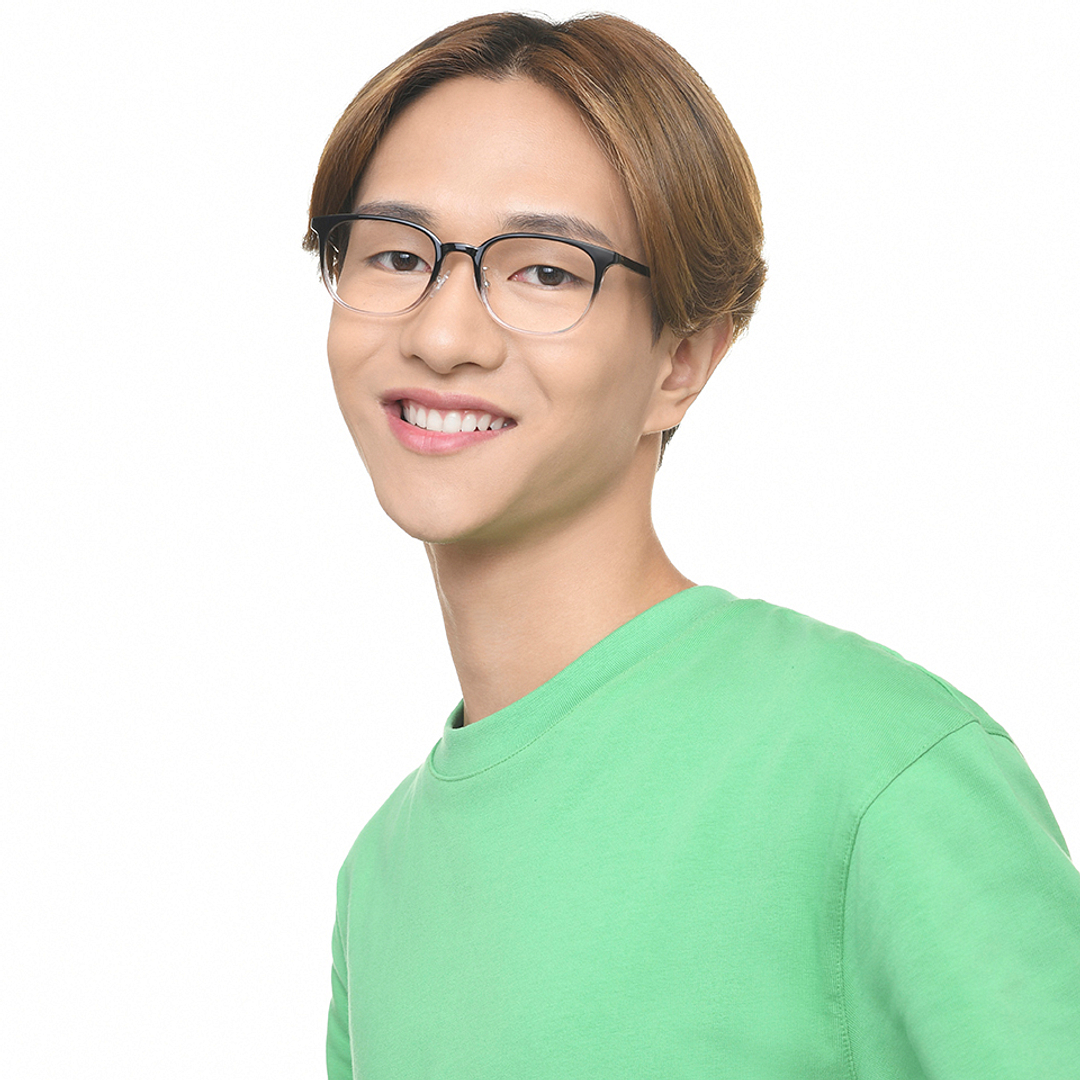 Lenskart Air Online Black Transparent Full Rim Square right side