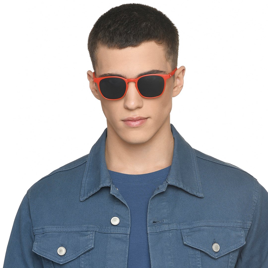 Lenskart Hustlr Online Flame Full Rim Square left side