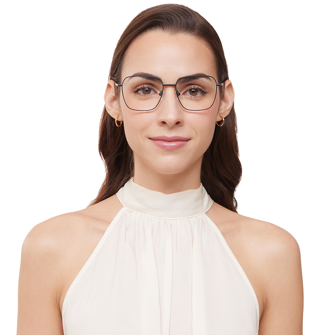 Lenskart Air Sky Blue Full Rim Square right side