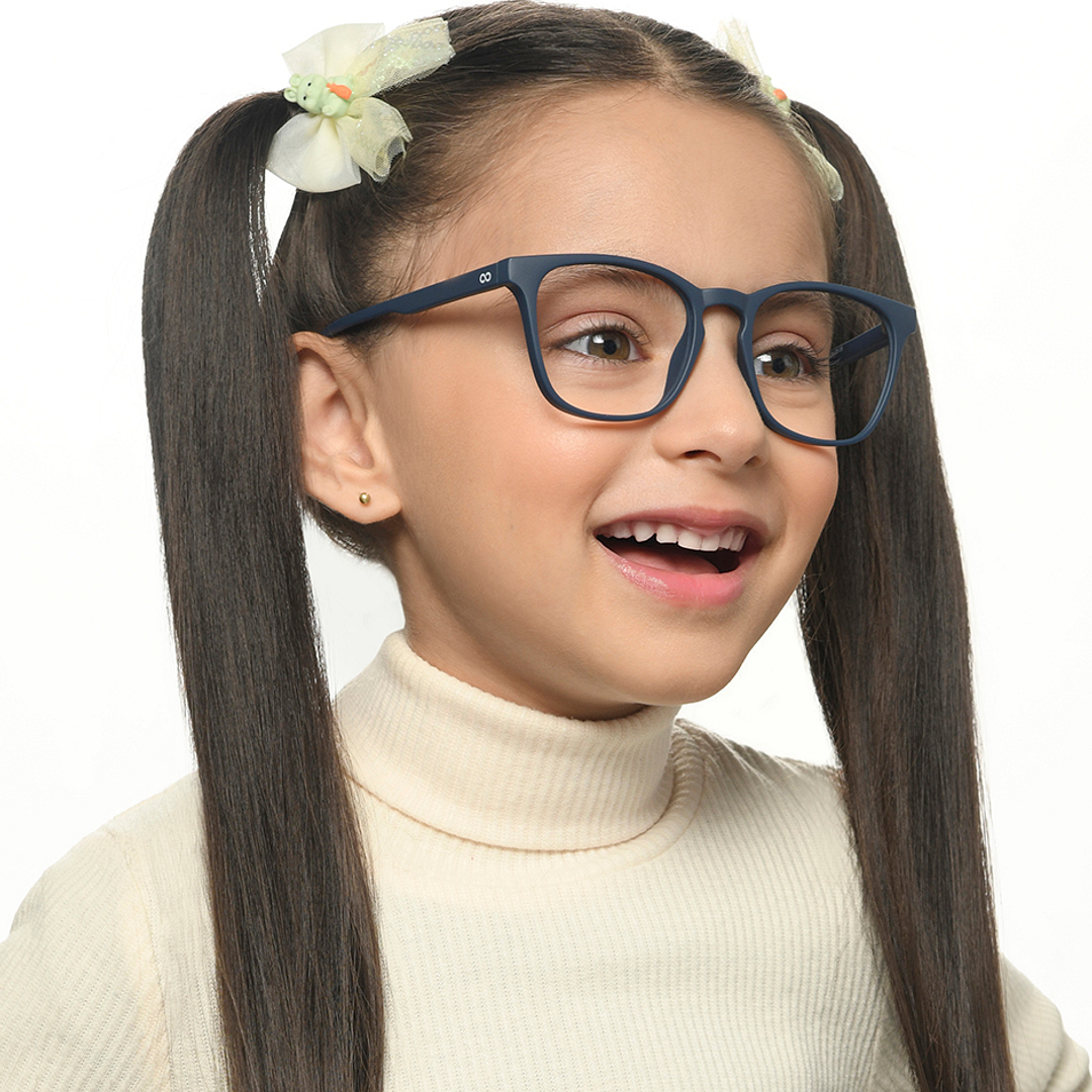 Hooper Screen Glasses Blue Block Phone Screen Glasses : Navy Navy Full Rim Square Hooper Hustlr HP D15011 C15 left side