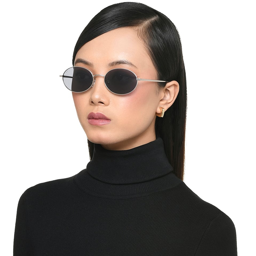 Lenskart Silver Full Rim Round left side