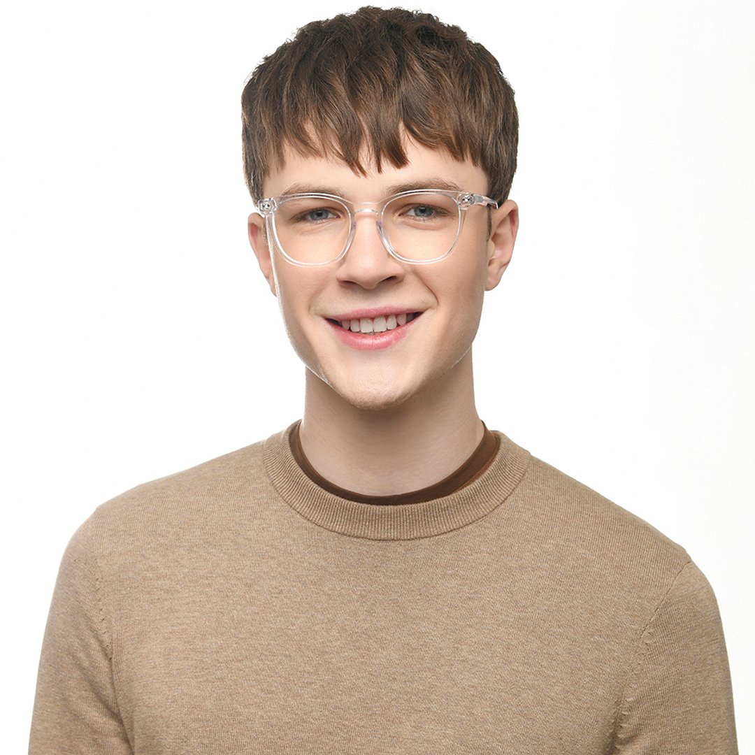 Lenskart Hustlr Crystal-Ace Full Rim Square left side