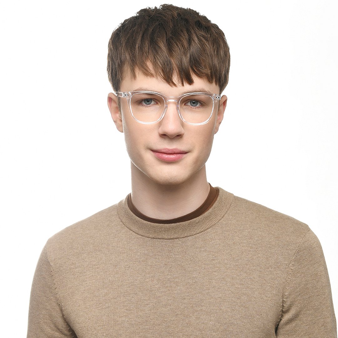 Lenskart Hustlr Crystal-Ace Full Rim Square left side