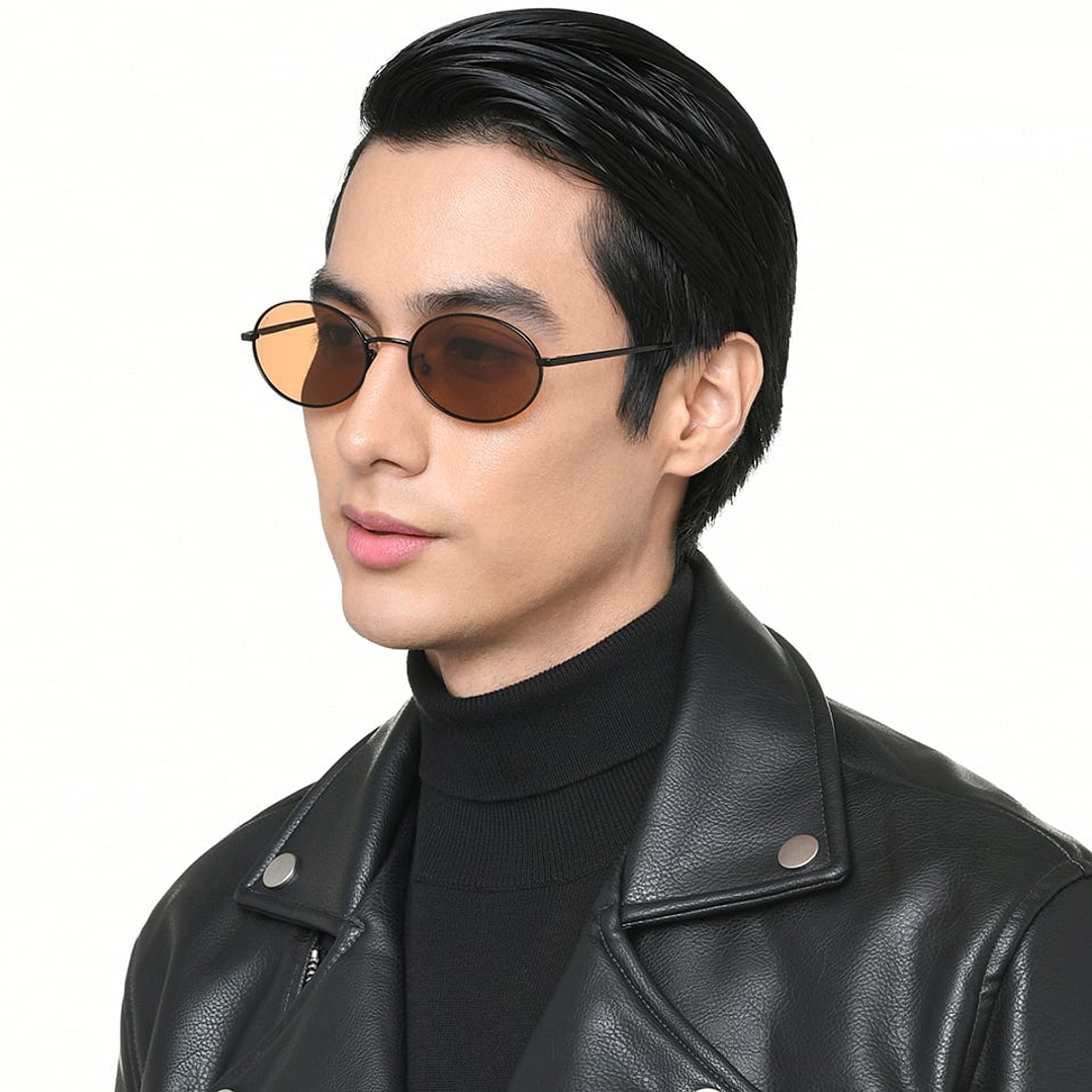 Lenskart Black Full Rim Round left side