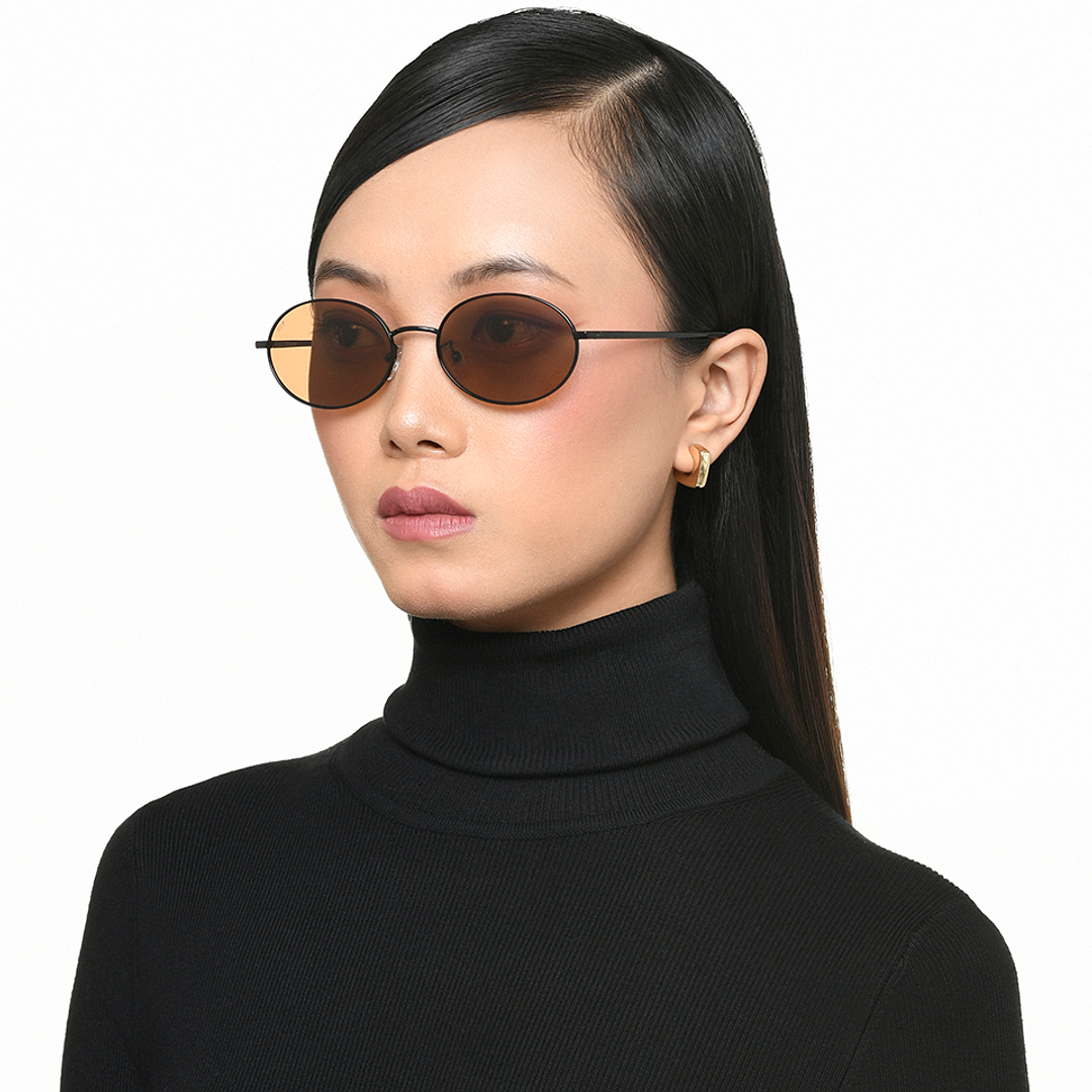 Lenskart Black Full Rim Round left side