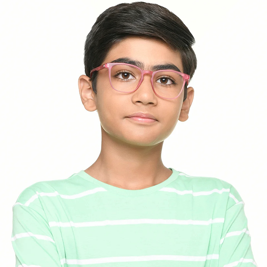 Hooper Screen Glasses Flamingo Full Rim Square Hooper Hustlr HP D15011 C5 Eyeglasses left side