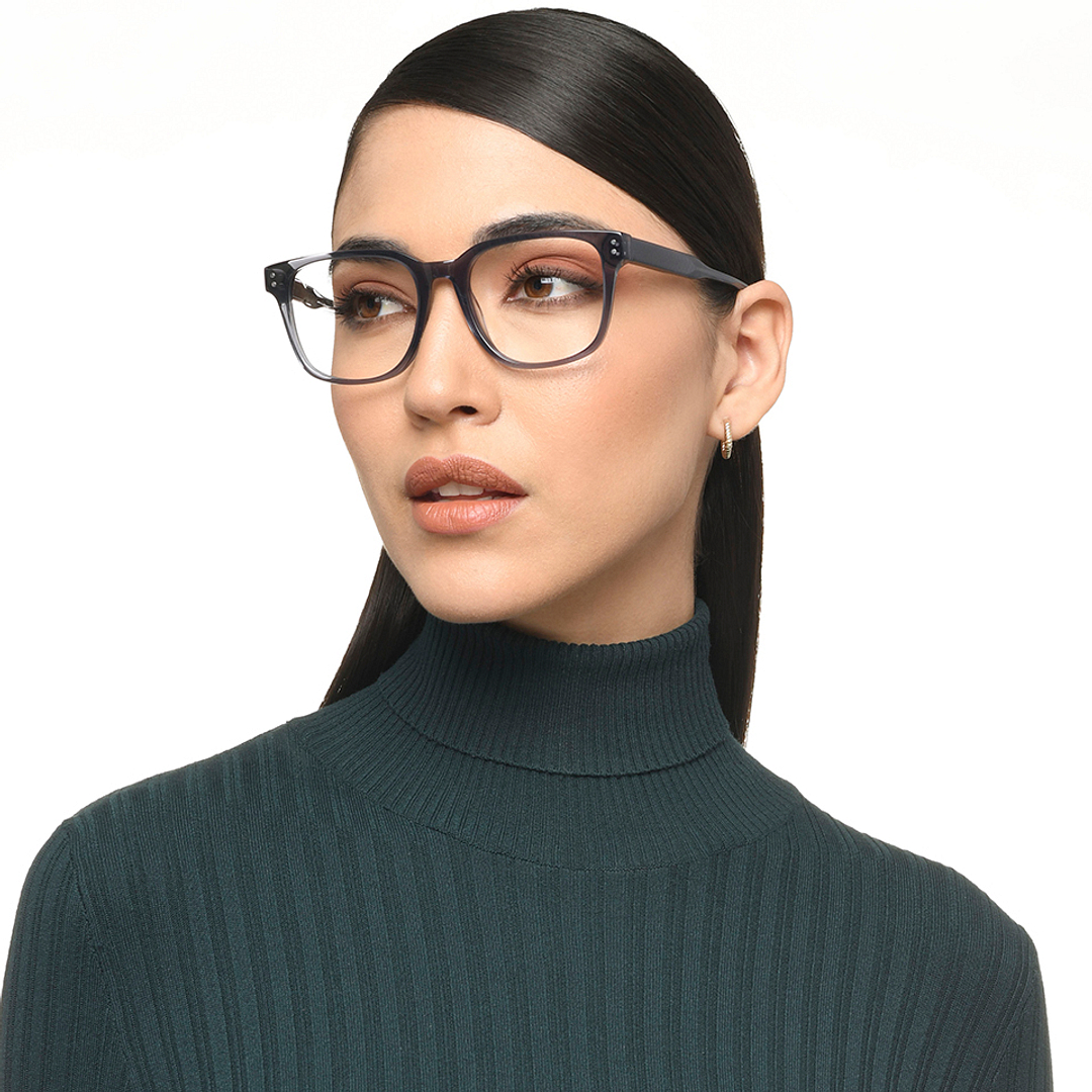 Lenskart Light Gray Full Rim Square right side