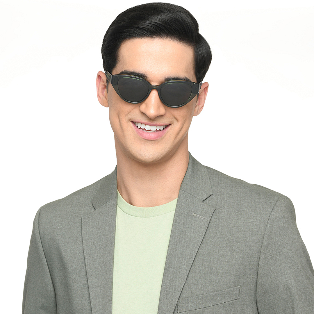 Lenskart Green Full Rim Cat Eye right side