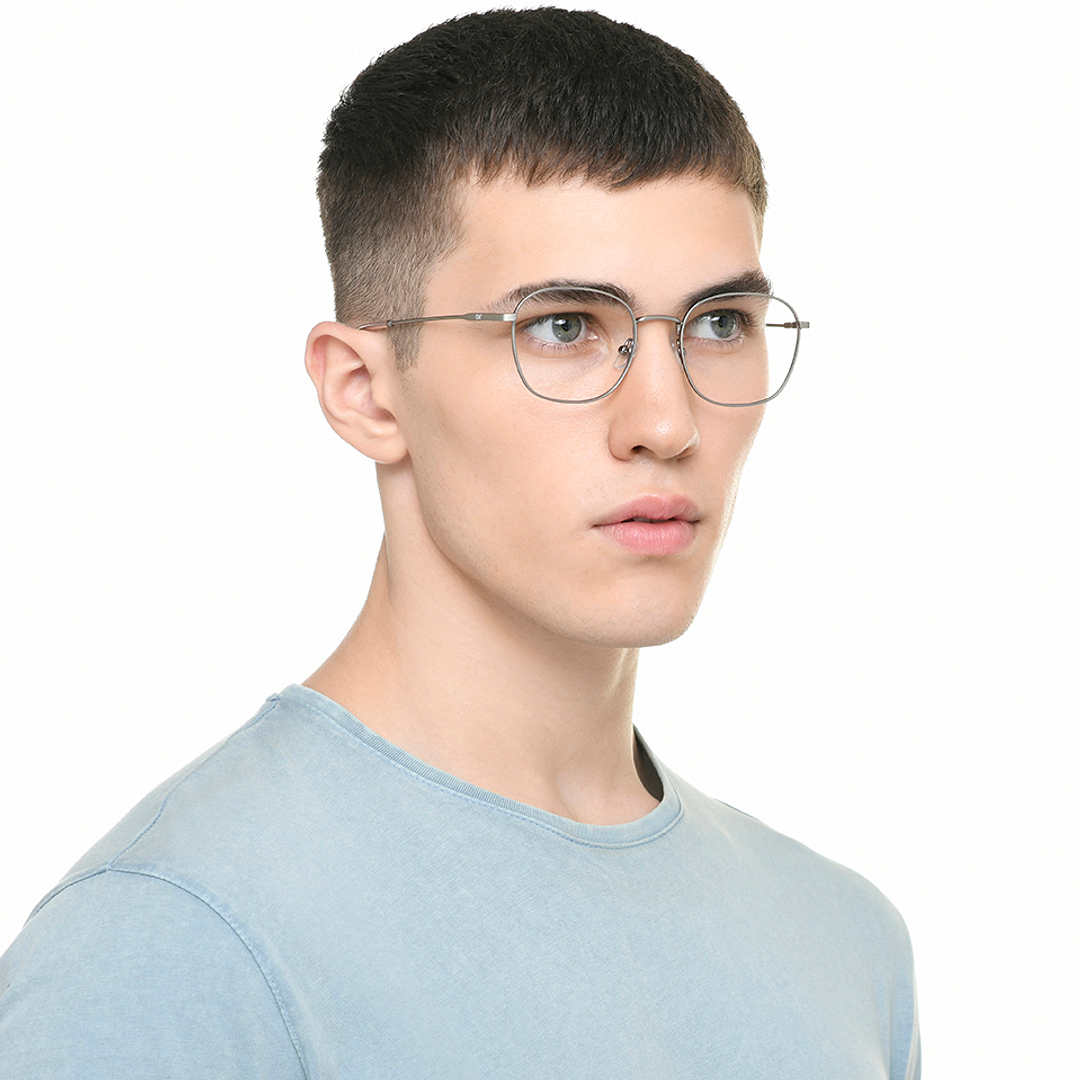 Lenskart Air Online Dark Brown Full Rim Round left side