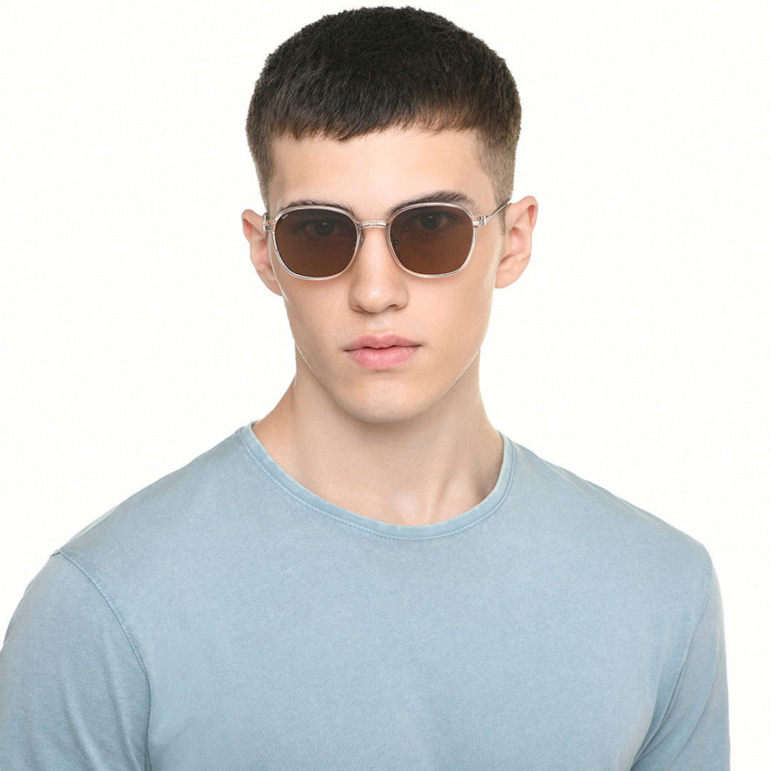 Lenskart Air Online Dark Brown Full Rim Round right side