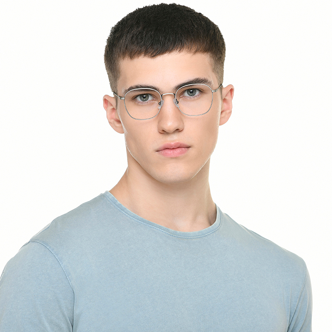 Lenskart Air Mid Gunmetal Full Rim Round right side