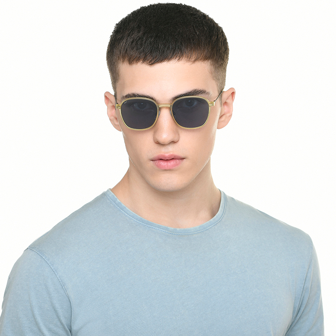 Lenskart Air Mid Gunmetal Full Rim Round right side