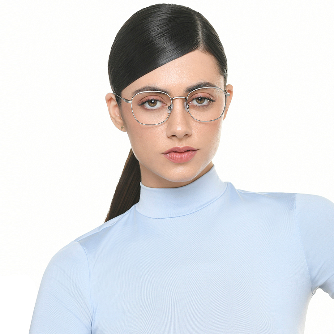 Lenskart Air Mid Gunmetal Full Rim Round right side