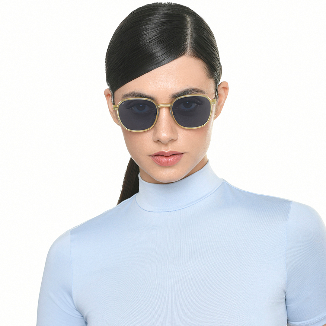 Lenskart Air Mid Gunmetal Full Rim Round left side