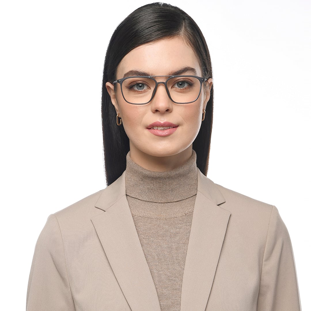 Lenskart Air Mid Gunmetal Full Rim Square right side