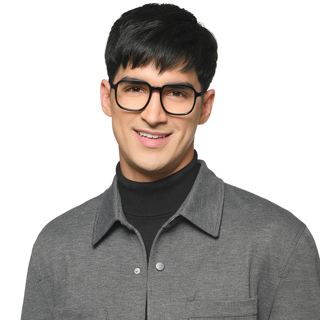 Le Petit Lunetier Black Full Rim Square right side