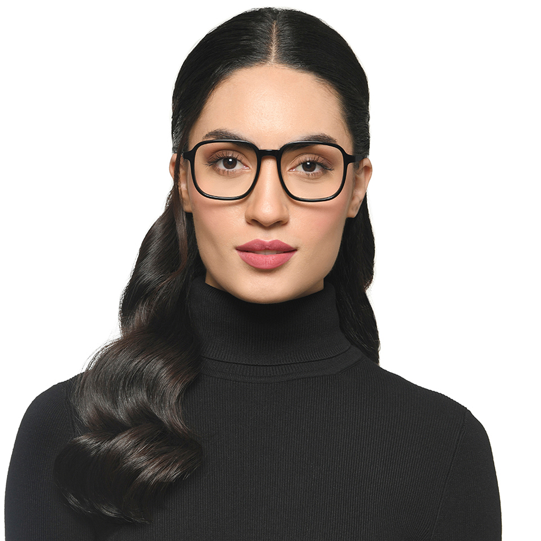 Le Petit Lunetier Black Full Rim Square left side