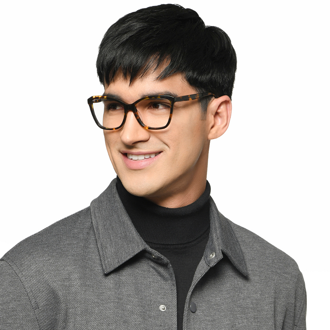 Le Petit Lunetier Tortoise Full Rim Cat Eye right side