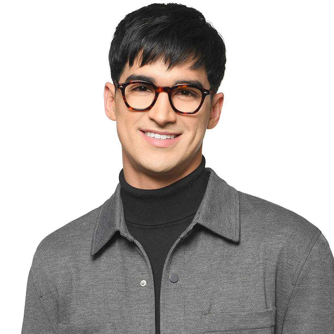 Le Petit Lunetier Tortoise Full Rim Square left side