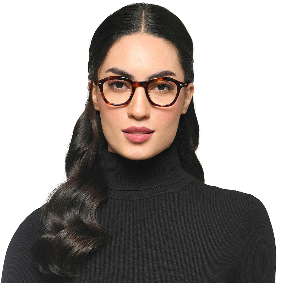 Le Petit Lunetier Tortoise Full Rim Square left side