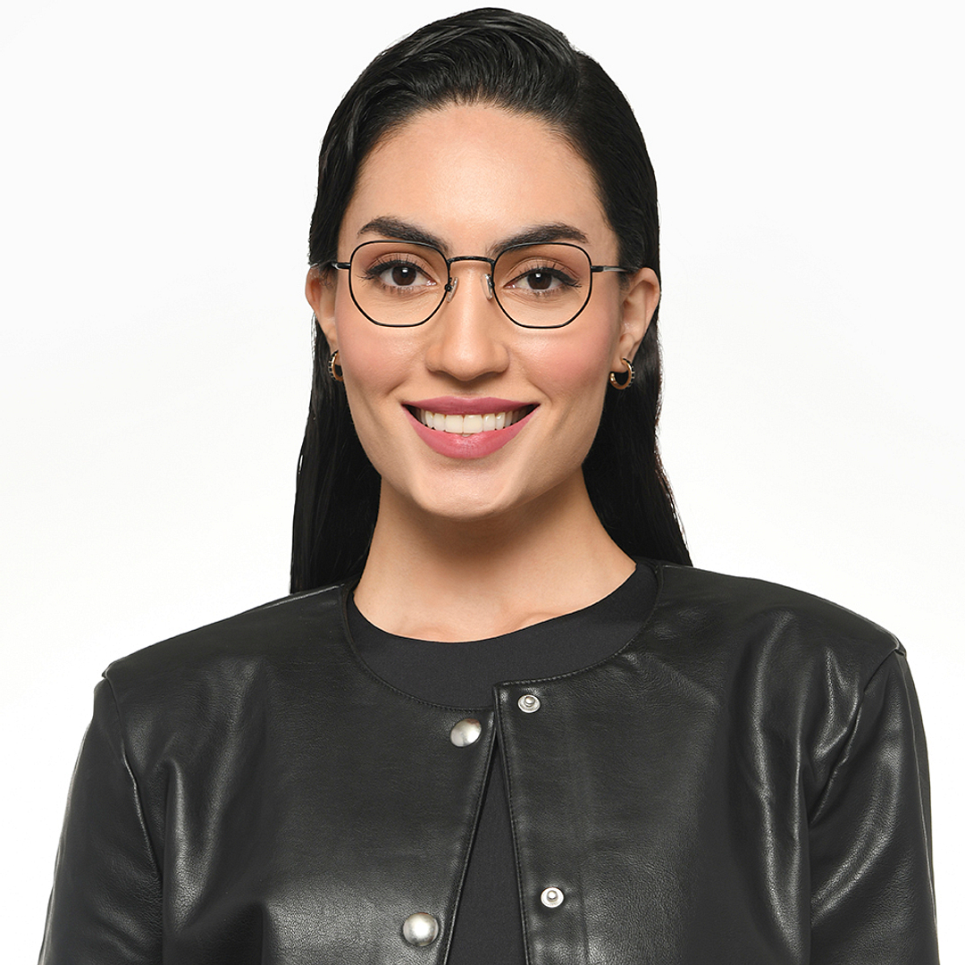 Le Petit Lunetier Black Full Rim Geometric right side