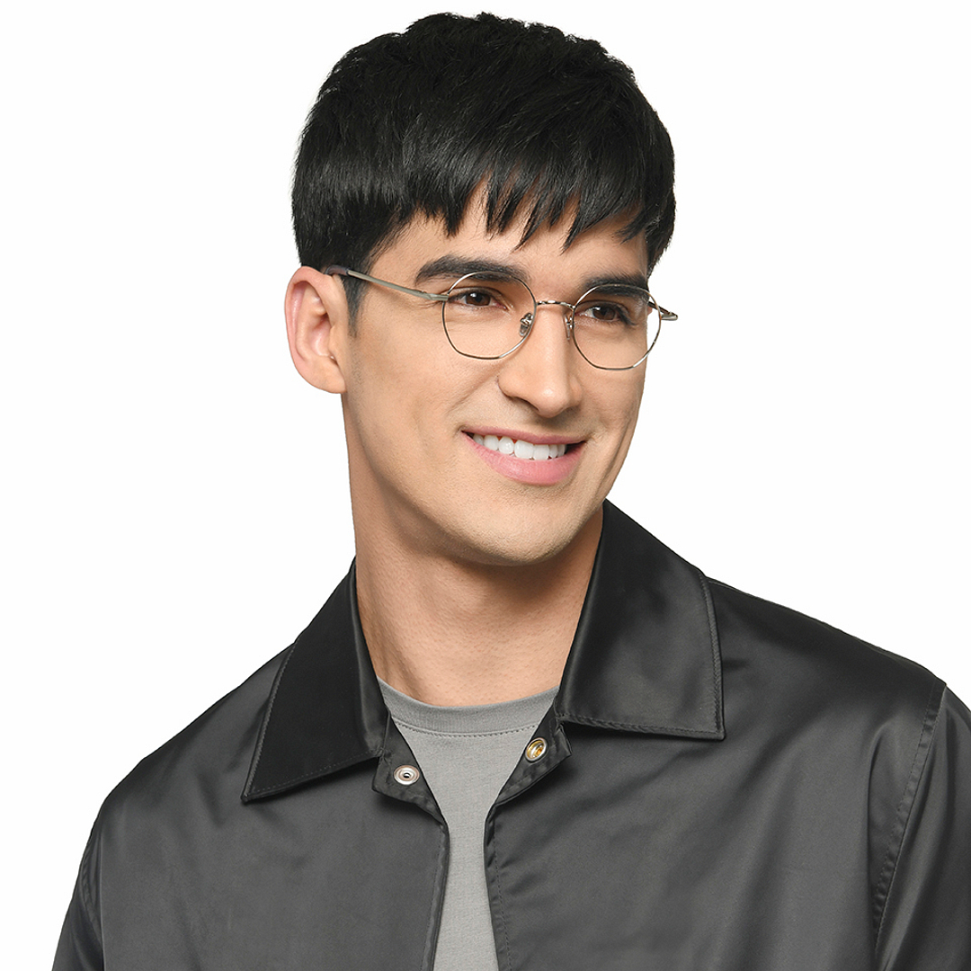 Le Petit Lunetier Silver Full Rim Round right side