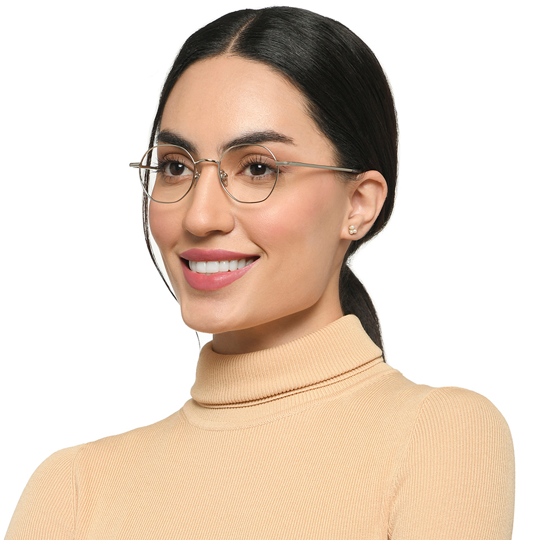 Le Petit Lunetier Silver Full Rim Round right side