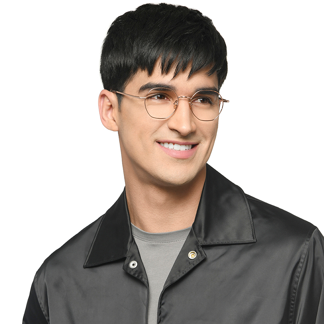 Le Petit Lunetier Gold Full Rim Round right side