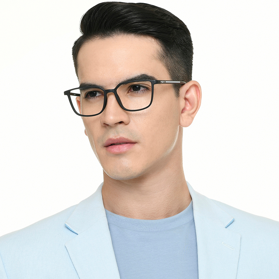 Lenskart Air Online Black Full Rim Square left side