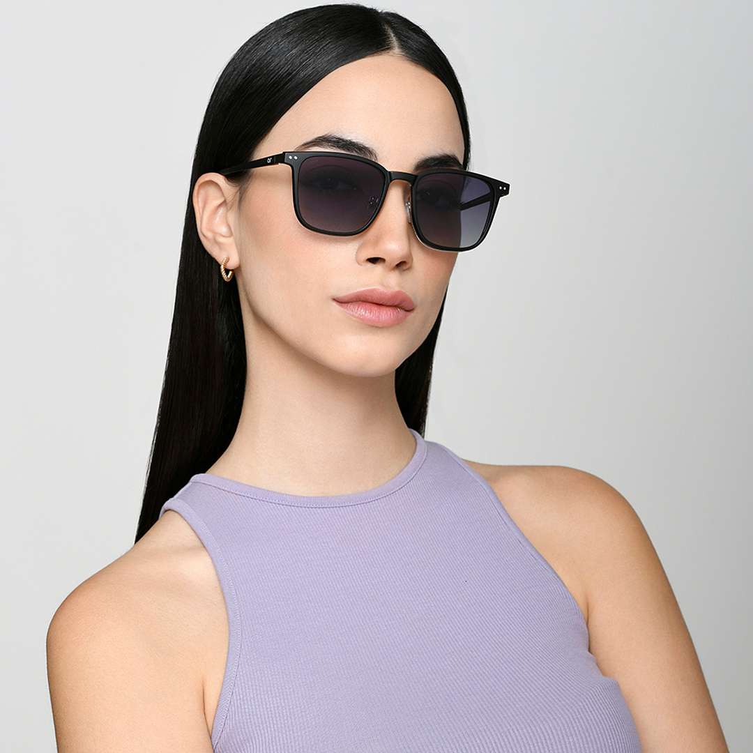 Lenskart Air Online Black Full Rim Square left side